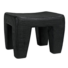 Sumo Stool, Black Burnt
