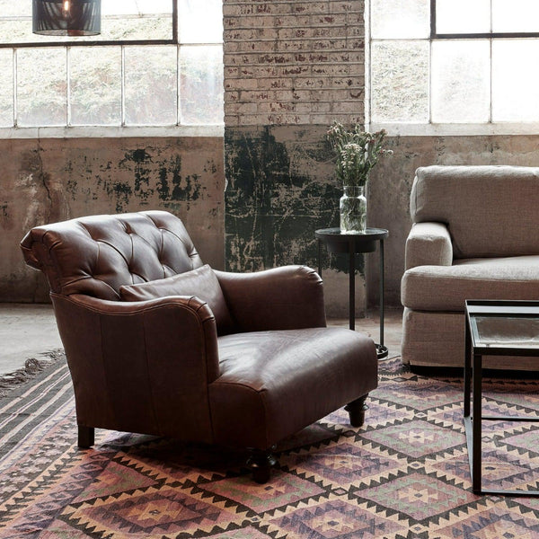 Essentials Cisco Brothers Acacia Leather Chair-Cisco Brothers-Blue Hand Home