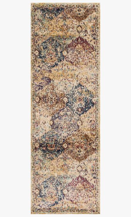 Anastasia Rugs by Loloi - AF-12 Ivory/Multi-Loloi Rugs-Blue Hand Home
