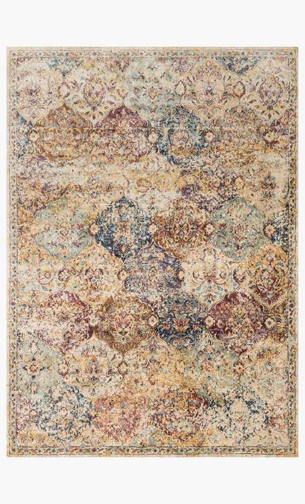 Anastasia Rugs by Loloi - AF-12 Ivory/Multi-Loloi Rugs-Blue Hand Home