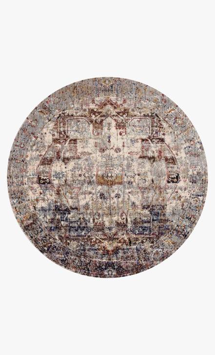 Anastasia Rugs by Loloi - AF-08 Slate/Multi-Loloi Rugs-Blue Hand Home