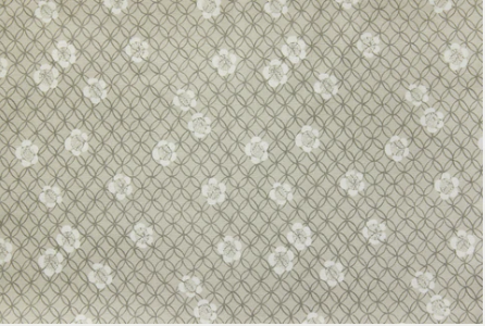 Cisco Fabric Anemone Porcelain - Grade H - Cotton/Linen