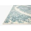 Annie Rug Magnolia Home by Joanna Gaines - ANN-02 White/Blue-Loloi Rugs-Blue Hand Home