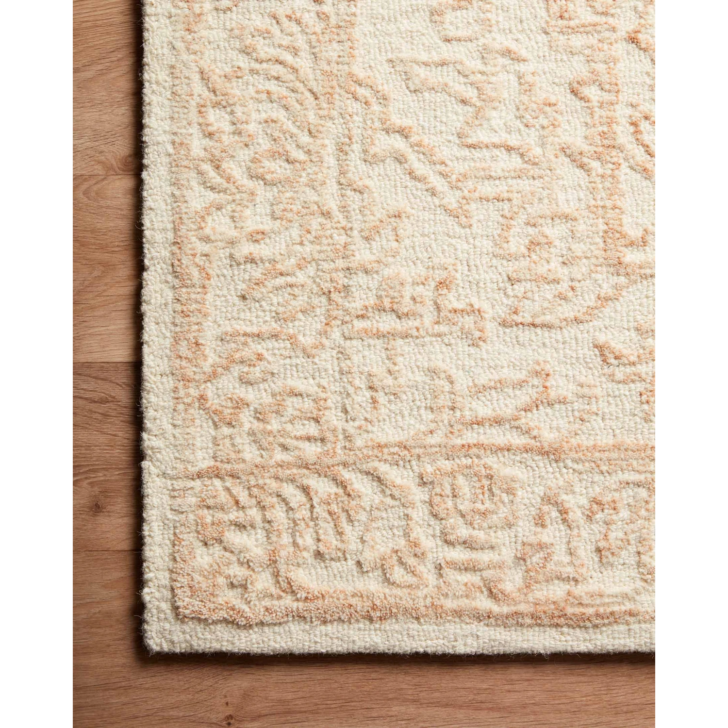 Annie Rug Magnolia Home by Joanna Gaines - ANN-05 White/Pink-Loloi Rugs-Blue Hand Home