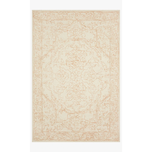 Annie Rug Magnolia Home by Joanna Gaines - ANN-05 White/Pink-Loloi Rugs-Blue Hand Home
