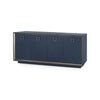 Villa & House - Ansel 4-Door Cabinet, Navy Blue-Bungalow 5-Blue Hand Home