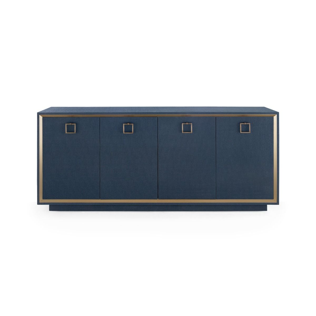 Villa & House - Ansel 4-Door Cabinet, Navy Blue-Bungalow 5-Blue Hand Home