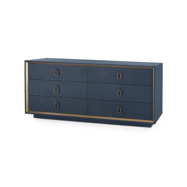 Villa & House - Ansel Extra Large 6-Drawer, Navy Blue-Bungalow 5-Blue Hand Home