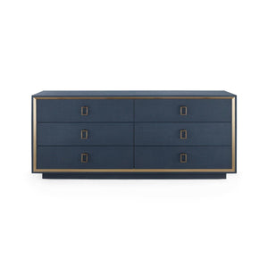Villa & House - Ansel Extra Large 6-Drawer, Navy Blue-Bungalow 5-Blue Hand Home