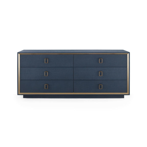 Villa & House - Ansel Extra Large 6-Drawer, Navy Blue-Bungalow 5-Blue Hand Home