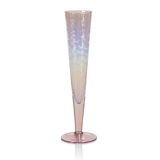 Aperitivo Slim Champagne Flute - Luster Pink-Blue Hand Home
