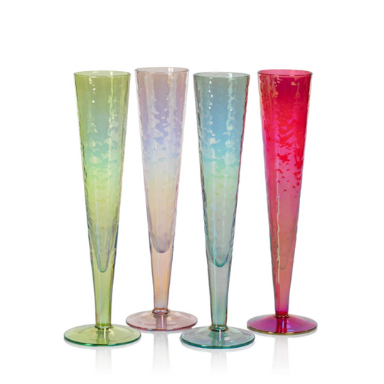 Aperitivo Slim Champagne Flute - Luster Blue