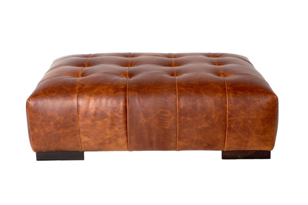 Cisco Home Arden Ottoman-Blue Hand Home