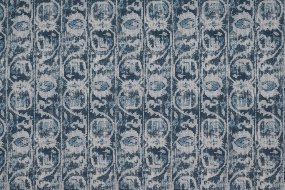 Cisco Fabric Aslan Peacock - Grade J - Linen-Cisco Brothers-Blue Hand Home