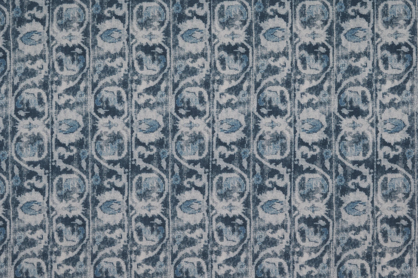 Cisco Fabric Aslan Peacock - Grade J - Linen-Cisco Brothers-Blue Hand Home