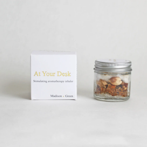 Aromatherapy Inhaler-Madison + Green-Blue Hand Home