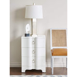 Villa & House - Bardot 3-Drawer Side Table In White-Bungalow 5-Blue Hand Home
