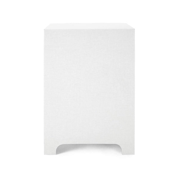 Villa & House - Bardot 3-Drawer Side Table In White-Bungalow 5-Blue Hand Home
