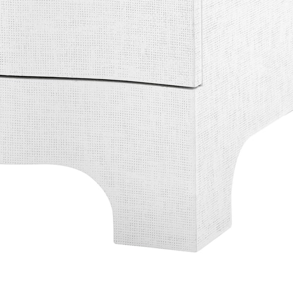 Villa & House - Bardot 3-Drawer Side Table In White-Bungalow 5-Blue Hand Home