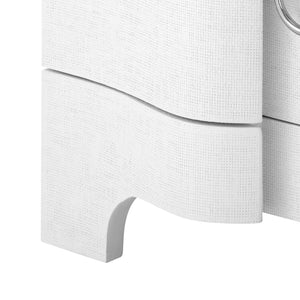 Villa & House - Bardot 3-Drawer Side Table In White-Bungalow 5-Blue Hand Home