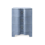 Villa & House - Bardot 3-Drawer Side Table In Navy Blue-Bungalow 5-Blue Hand Home