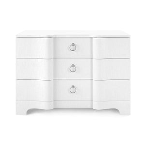 Villa & House - Bardot Large 3-Drawer In White-Bungalow 5-Blue Hand Home