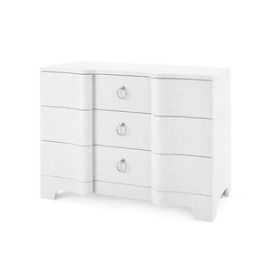 Villa & House - Bardot Large 3-Drawer In White-Bungalow 5-Blue Hand Home