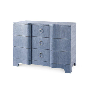 Villa & House - Bardot Large 3-Drawer In Navy Blue-Bungalow 5-Blue Hand Home