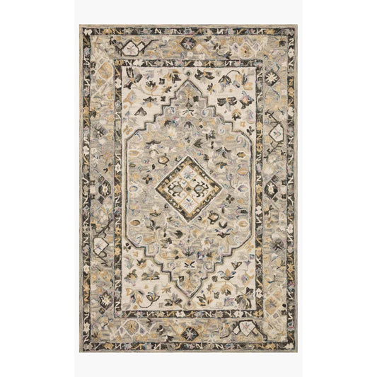 Beatty Rugs by Loloi - BEA-01 - Grey / Ivory-Loloi Rugs-Blue Hand Home