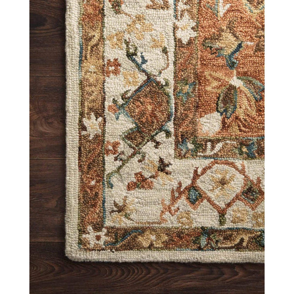 Beatty Rugs by Loloi - BEA-01 - Ivory / Rust-Loloi Rugs-Blue Hand Home