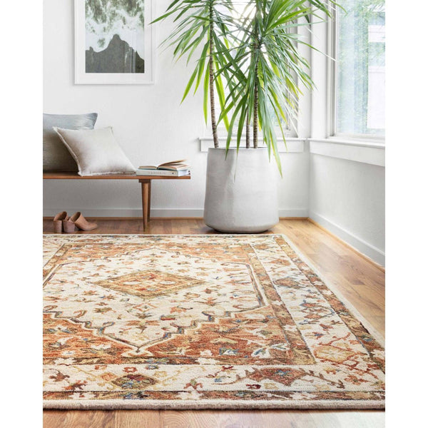 Beatty Rugs by Loloi - BEA-01 - Ivory / Rust-Loloi Rugs-Blue Hand Home