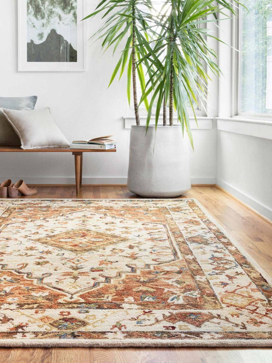 Beatty Rugs by Loloi - BEA-01 - Ivory / Rust