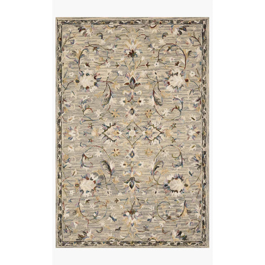 Beatty Rugs by Loloi - BEA-03 - Grey / Multi-Loloi Rugs-Blue Hand Home