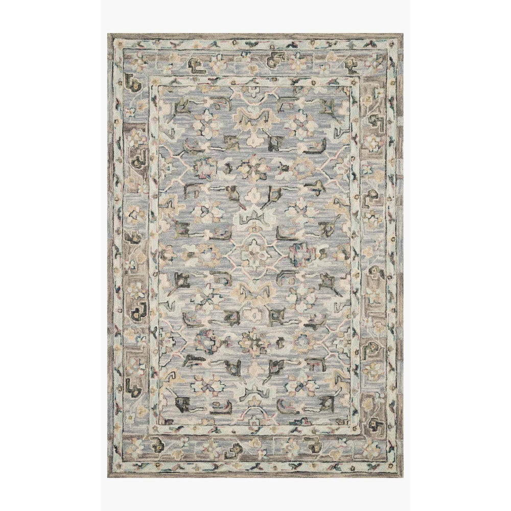 Beatty Rugs by Loloi - BEA-04 - Light Blue / Multi-Loloi Rugs-Blue Hand Home