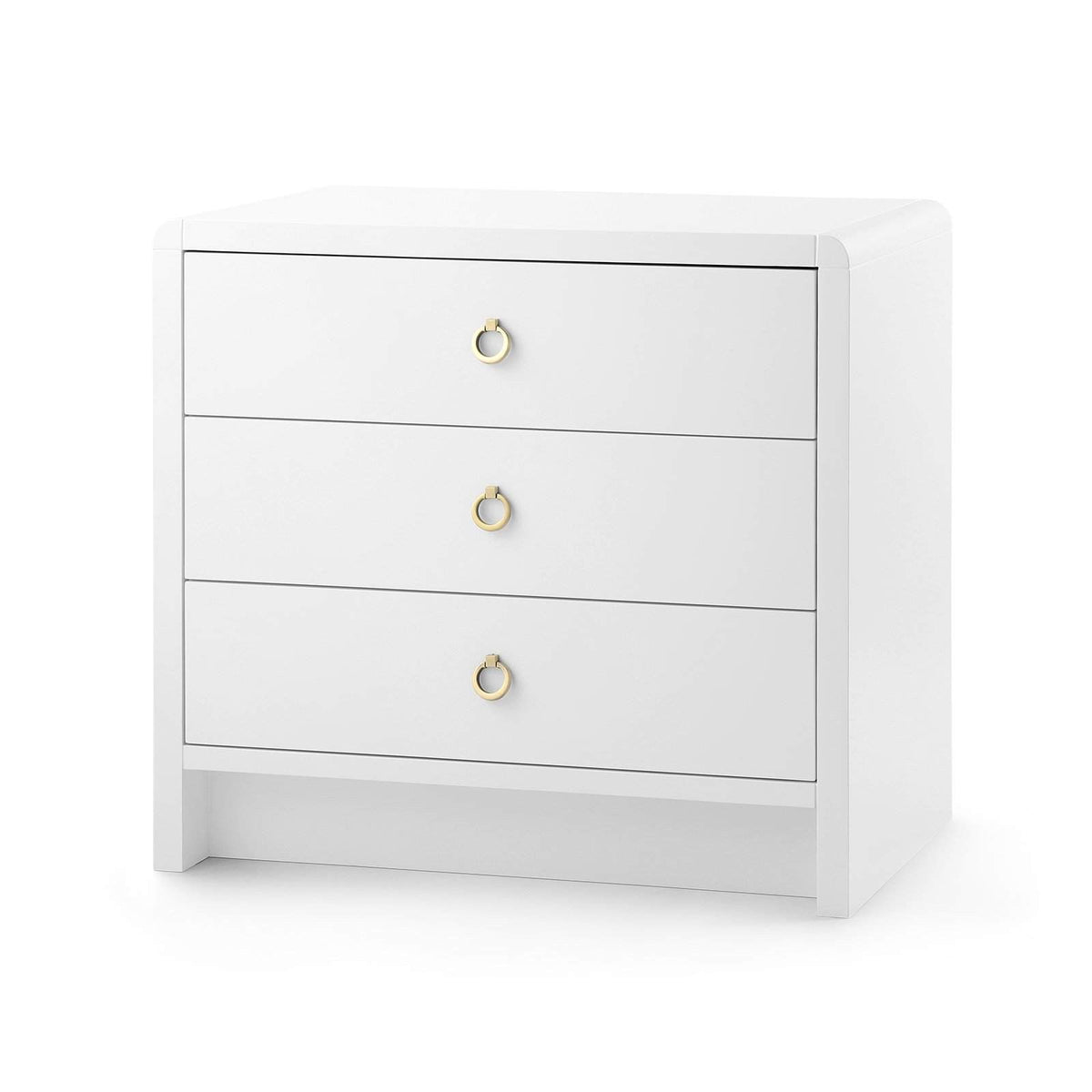 Villa &amp; House - Bryant 3-Drawer Side Table In White-Bungalow 5-Blue Hand Home