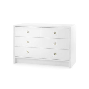 Villa & House - Bryant Extra Large 6-Drawer In White-Bungalow 5-Blue Hand Home