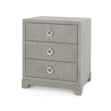 Villa & House - Brittany 3-Drawer Side Table In Gray Tweed-Bungalow 5-Blue Hand Home
