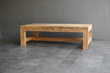 Reclaimed Teak Outdoor Cocktail Table-Organic Restoration-Blue Hand Home