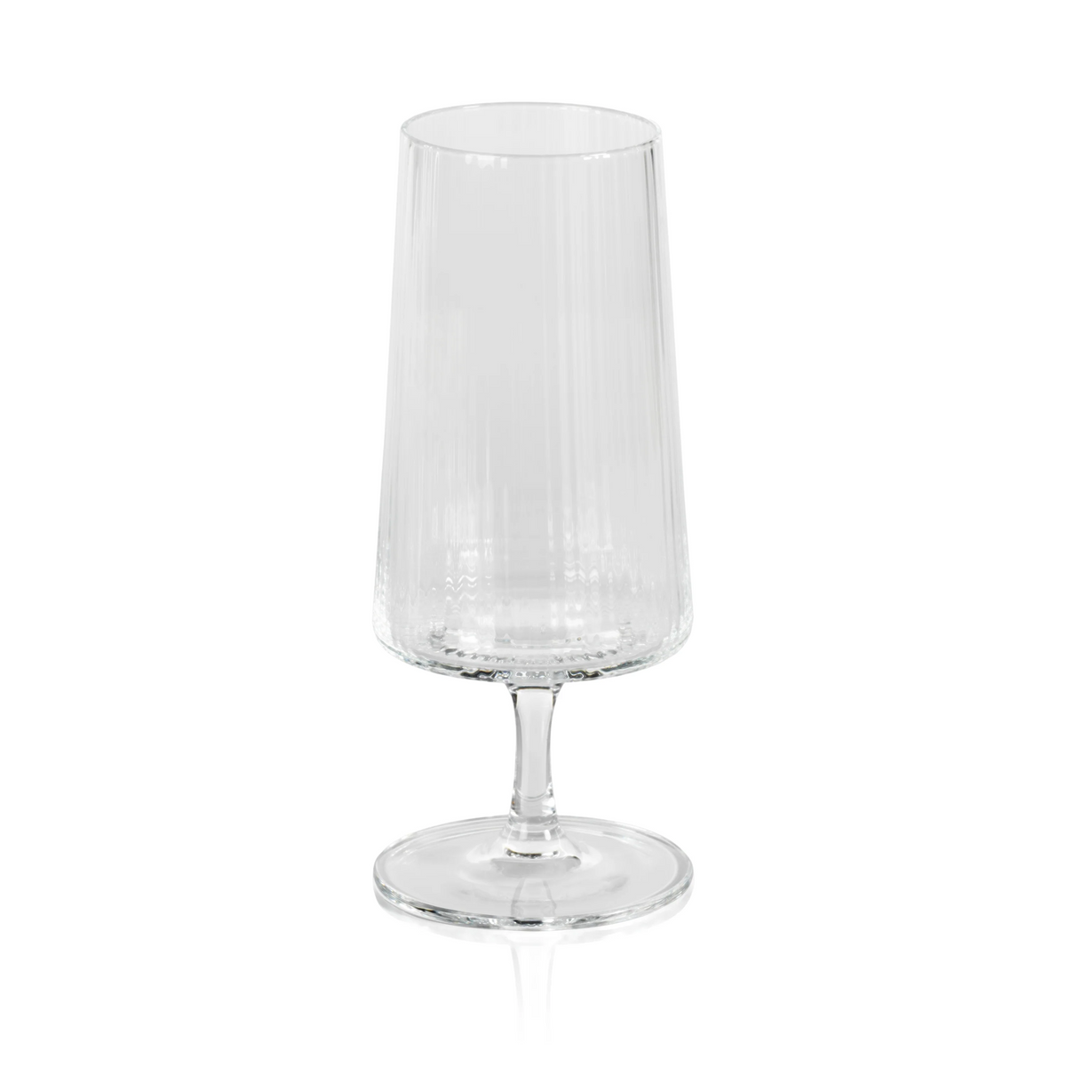 Bandol Fluted Textured Cocktail Glass-Blue Hand Home