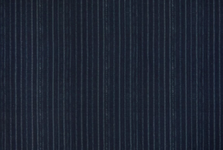 Cisco Fabric Bengal Pin Stripe Indigo - Grade H - Cotton/Linen