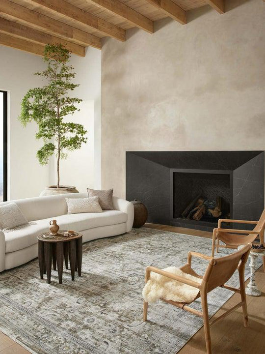 Bonney Rugs by Loloi - BNY-02 - Moss/Stone