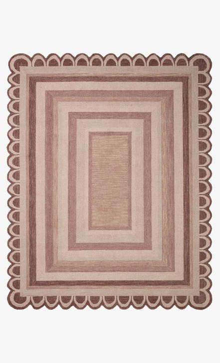 Justina Blakeney Buena Onda Rug Collection - BUE-02 Clay/Blush-Loloi Rugs-Blue Hand Home