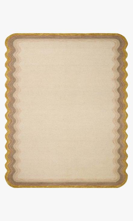 Justina Blakeney Buena Onda Rug Collection - BUE-01 Ivory/Multi-Loloi Rugs-Blue Hand Home