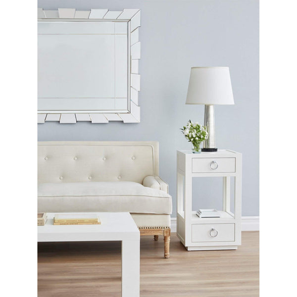 Villa & House - Camilla 2-Drawer Side Table In White-Bungalow 5-Blue Hand Home