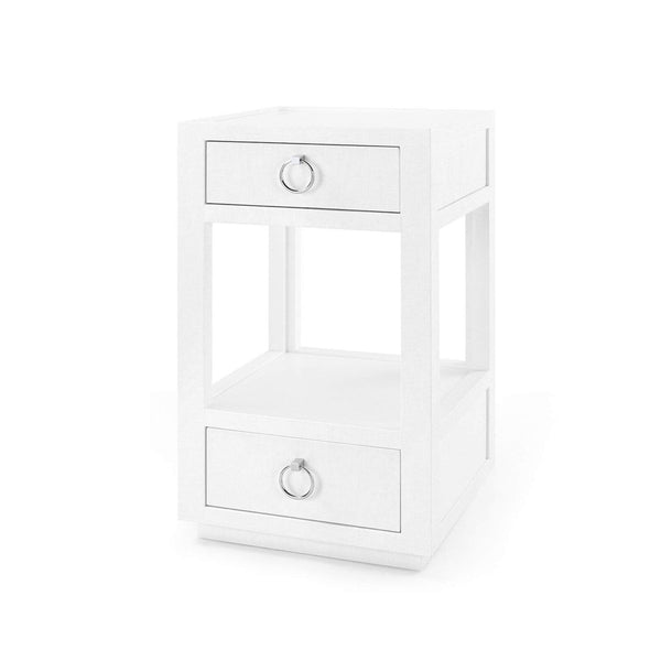 Villa & House - Camilla 2-Drawer Side Table In White-Bungalow 5-Blue Hand Home