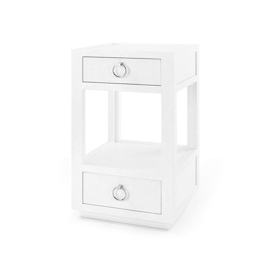 Villa & House - Camilla 2-Drawer Side Table In White-Bungalow 5-Blue Hand Home