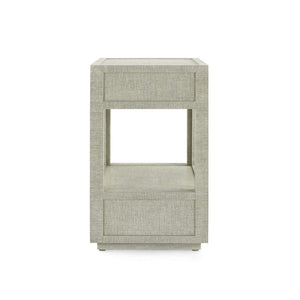 Villa & House - Camilla 2-Drawer Side Table In Moss Gray Tweed-Bungalow 5-Blue Hand Home