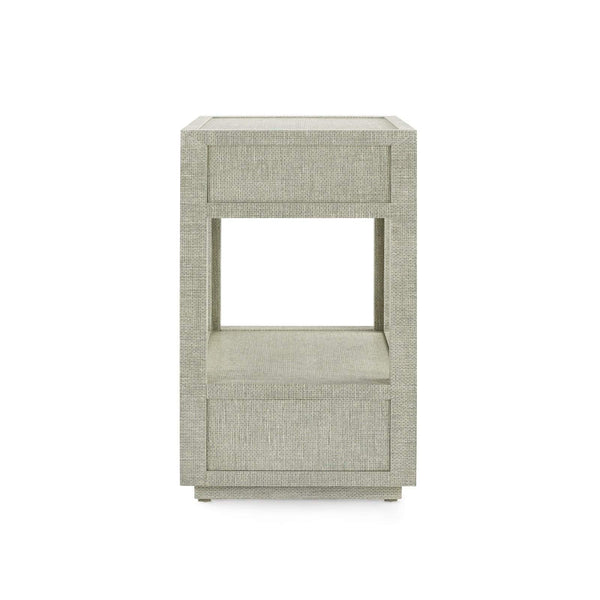 Villa & House - Camilla 2-Drawer Side Table In Moss Gray Tweed-Bungalow 5-Blue Hand Home
