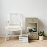 Villa & House - Camilla 2-Drawer Side Table In Moss Gray Tweed-Bungalow 5-Blue Hand Home