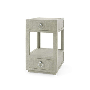 Villa & House - Camilla 2-Drawer Side Table In Moss Gray Tweed-Bungalow 5-Blue Hand Home